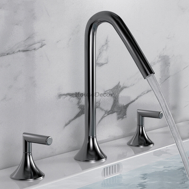 Modern bath shower mixer tap swivel spout additional view