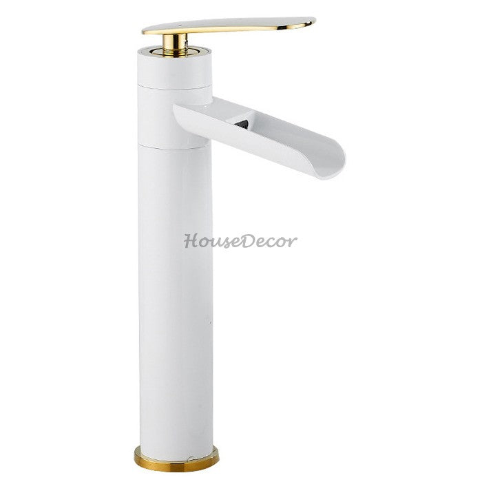 Modern bath shower mixer tap waterfall spout additional view