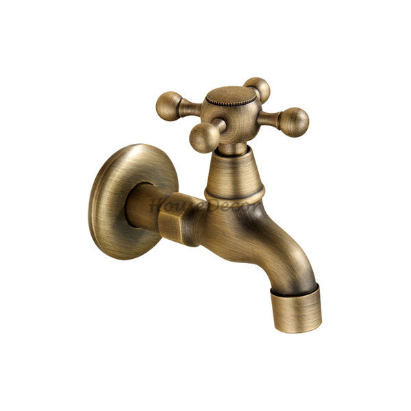 Antique Brass bath shower mixer tap wall mounted design main view