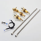 Modern bath shower mixer tap 3 hole installation additional view