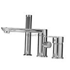 Modern Brass bath shower mixer tap swivel spout main view