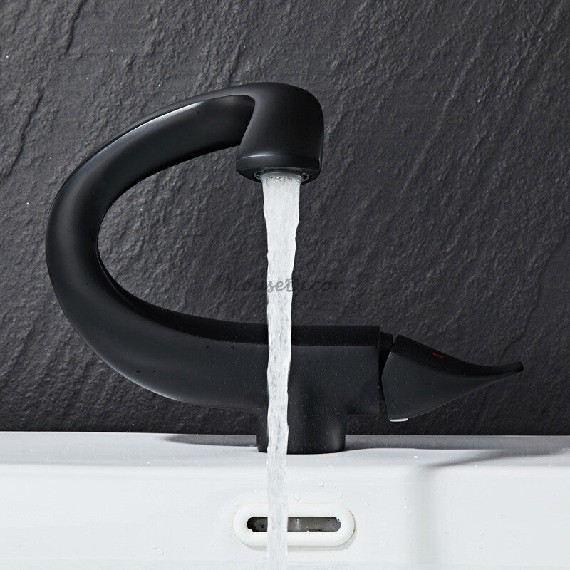 Brass bath shower mixer tap single lever control detail view