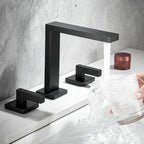 Modern bath shower mixer tap dual handle control additional view
