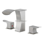 Modern bath shower mixer tap waterfall spout main view