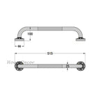 Antique Brass home product safety grip additional view