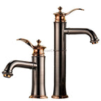 Bronze bath shower mixer tap deck mounted design main view