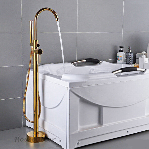 Modern bath shower mixer tap handheld shower set additional view