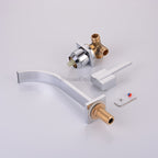 Modern bath shower mixer tap waterfall spout additional view