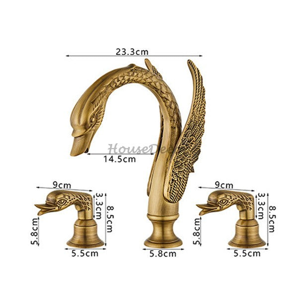 Modern bath shower mixer tap 3 hole installation additional view