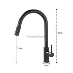 Modern kitchen sink mixer tap swivel spout additional view