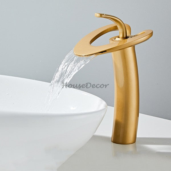 Modern bath shower mixer tap waterfall spout additional view