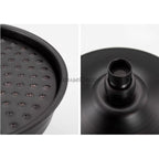 Antique Brass shower head detailed product view additional view
