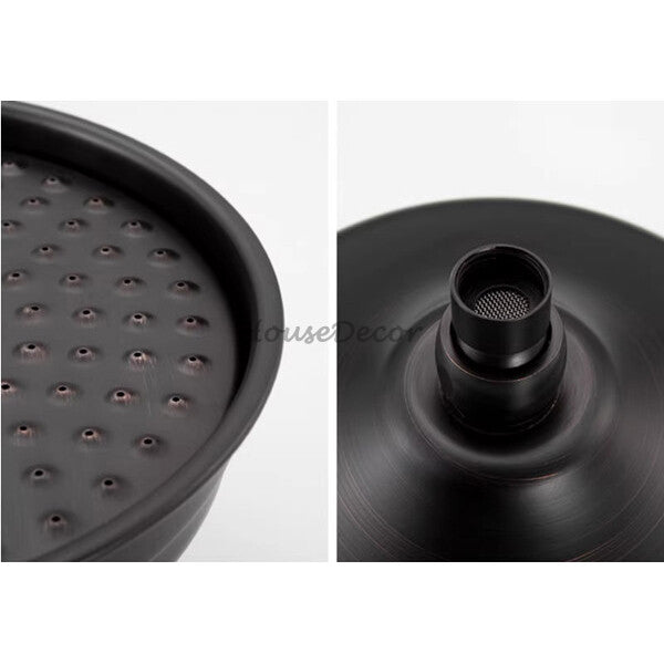 Antique Brass shower head detailed product view additional view