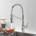 Modern kitchen sink mixer tap detailed product view main view
