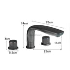 Brass bath shower mixer tap swivel spout additional view