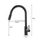 Modern kitchen sink mixer tap pull out spray additional view