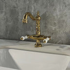 Modern Ceramic bathroom basin mixer tap detailed product view additional view