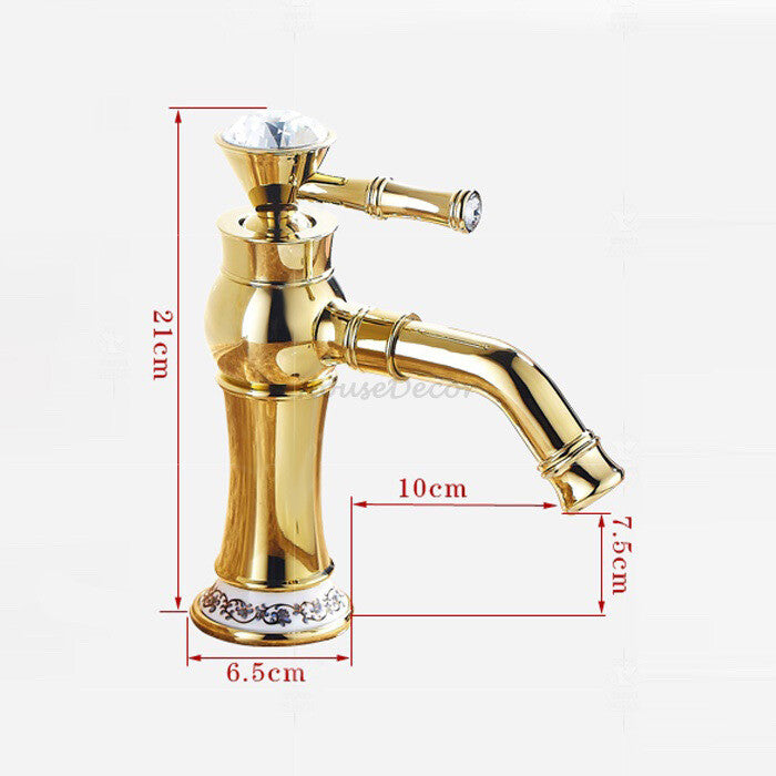 Gold Ceramic bath shower mixer tap swivel spout additional view