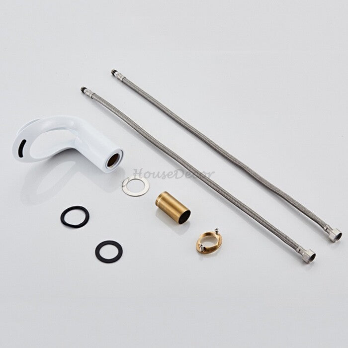 Modern bath shower mixer tap waterfall spout additional view