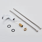Modern bath shower mixer tap waterfall spout additional view