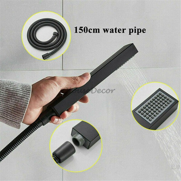 Modern bath shower mixer tap waterfall spout additional view