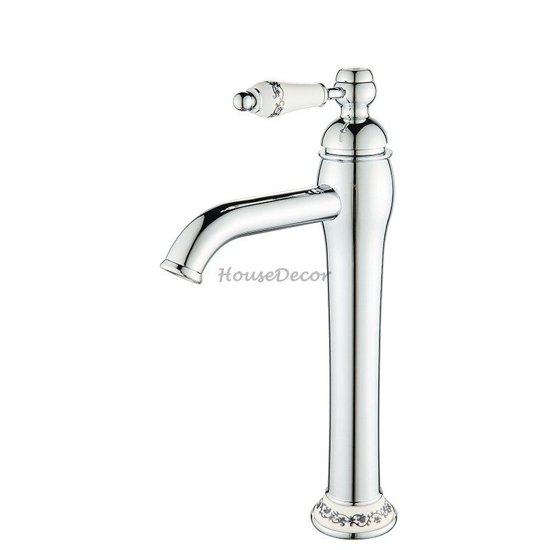 White Brass bath shower mixer tap detailed product view additional view