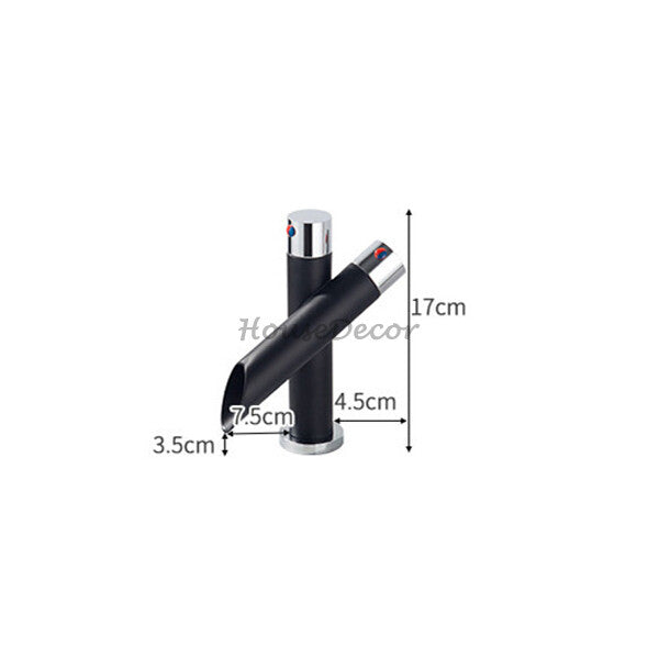 Modern bath shower mixer tap dual handle control additional view