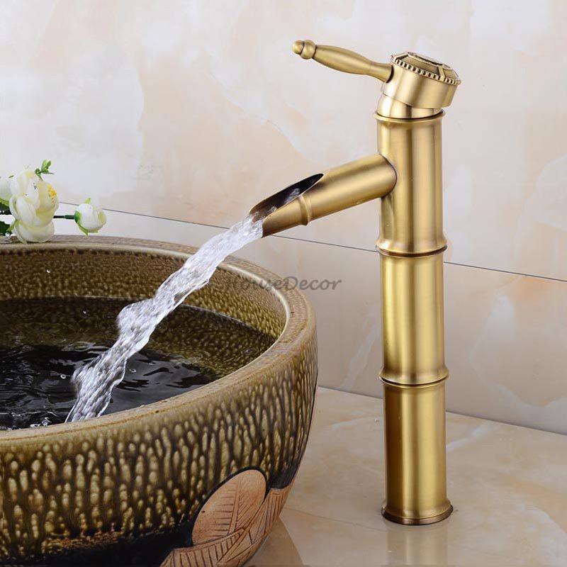 Modern bathroom basin mixer tap detailed product view detail view