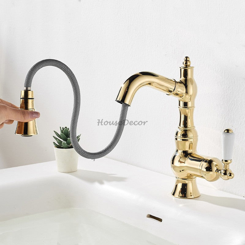 Modern bath shower mixer tap pull out spray additional view