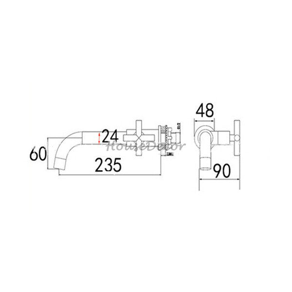 Black bath shower mixer tap wall mounted design additional view