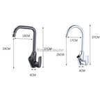 Modern kitchen sink mixer tap swivel spout additional view