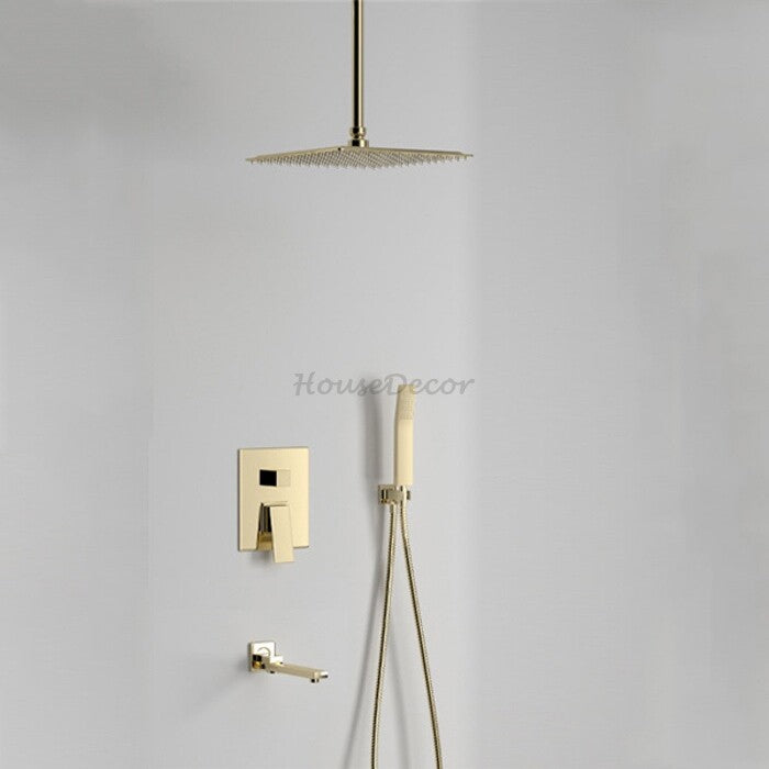 Modern bath shower mixer tap 3 hole installation additional view