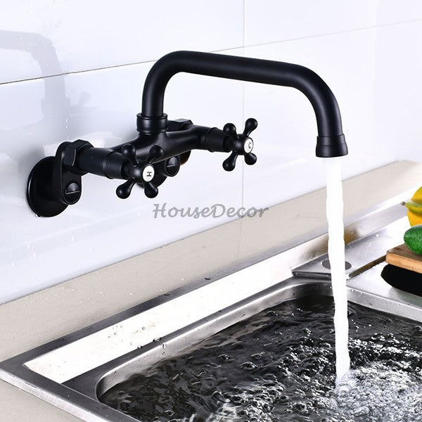 Modern kitchen sink mixer tap swivel spout additional view