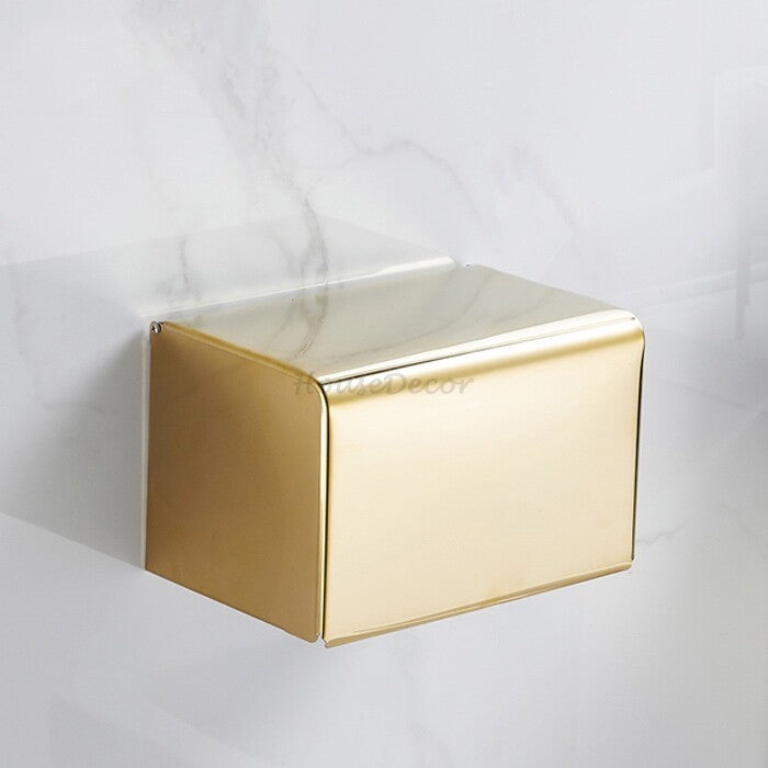 Modern toilet paper holder wall mounted design detail view