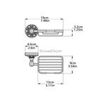 Black Brass robe hook detailed product view additional view