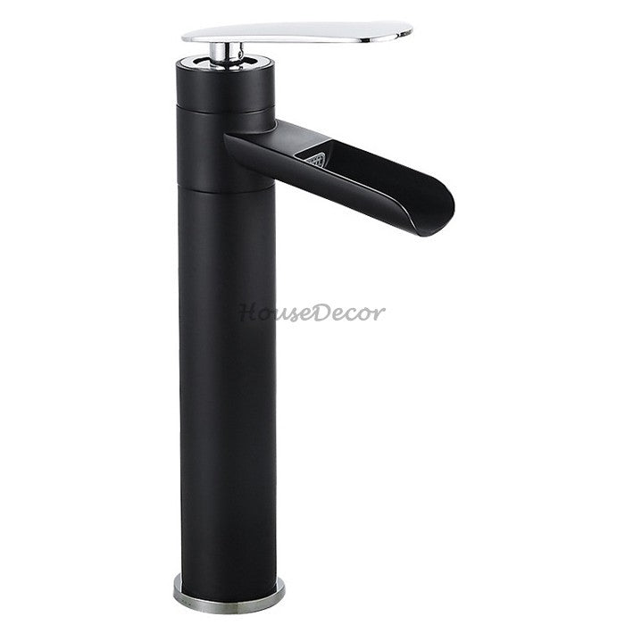 Modern bath shower mixer tap waterfall spout additional view