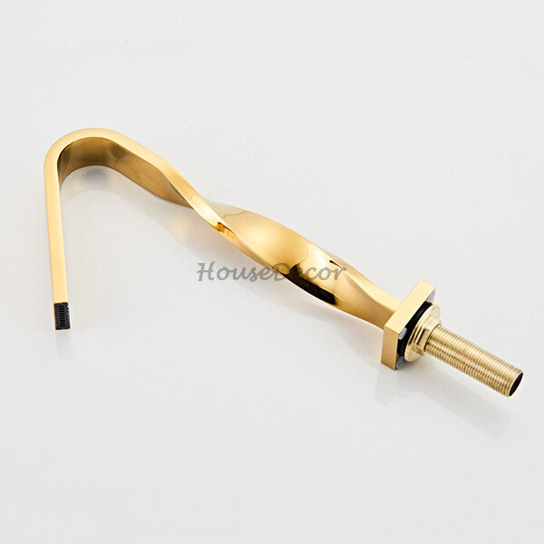 Modern Brass bath shower mixer tap dual handle control additional view