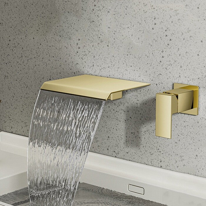 Modern bath shower mixer tap waterfall spout additional view