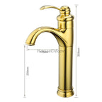 Gold bath shower mixer tap detailed product view detail view