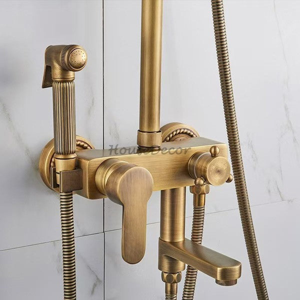 Modern bath shower mixer tap detailed product view detail view