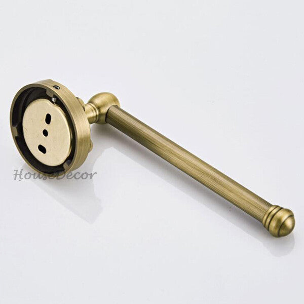 Bronze toilet paper holder wall mounted design detail view