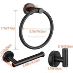 Gold towel ring detailed product view additional view