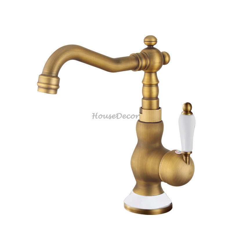 Modern Ceramic bath shower mixer tap swivel spout detail view