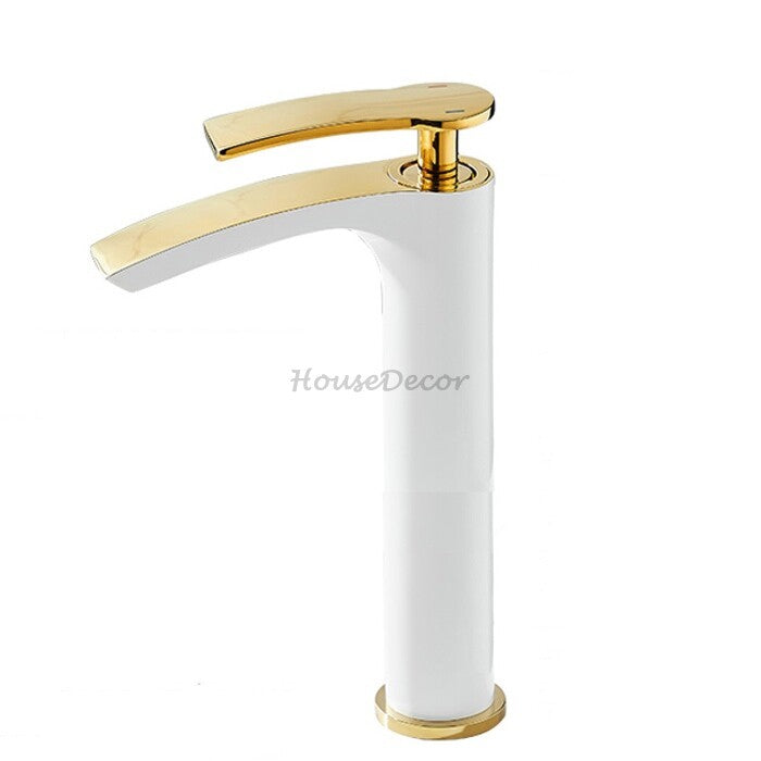 Modern bath shower mixer tap waterfall spout main view