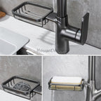 Modern kitchen sink mixer tap pull out spray additional view