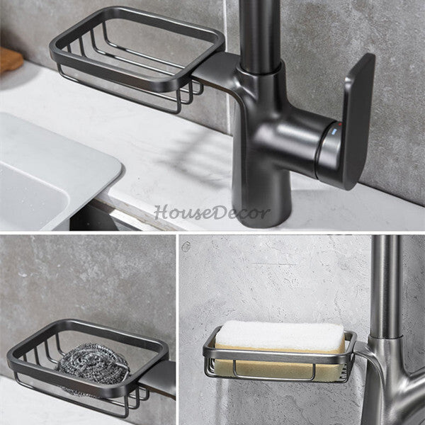 Modern kitchen sink mixer tap pull out spray additional view