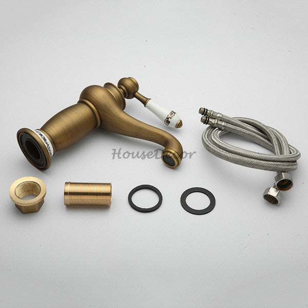 Antique Brass bath shower mixer tap detailed product view detail view