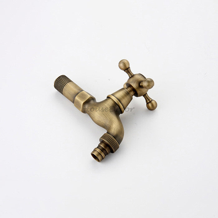 Antique Brass utility faucet detailed product view detail view