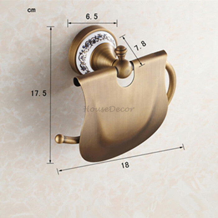 Modern Ceramic toilet paper holder detailed product view detail view