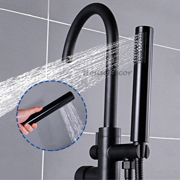Modern bath shower mixer tap handheld shower set additional view